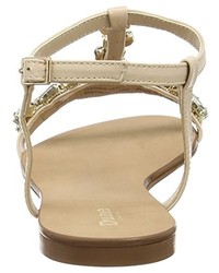 hellbeige Sandalen von Dune