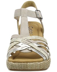 hellbeige Sandalen von Gabor