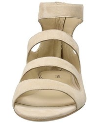 hellbeige Sandalen von Hugo