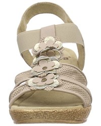 hellbeige Sandalen von Jana