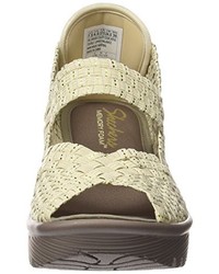 hellbeige Sandalen von Skechers