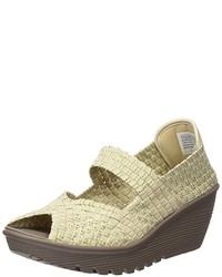 hellbeige Sandalen von Skechers