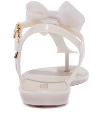 hellbeige Sandalen von Melissa