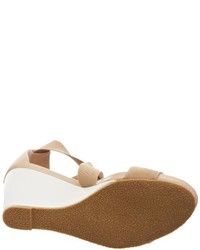 hellbeige Sandalen von Unbekannt