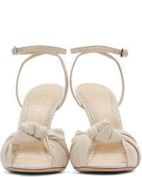 hellbeige Sandaletten von Charlotte Olympia