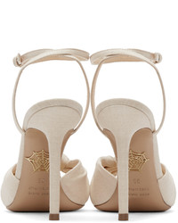 hellbeige Sandaletten von Charlotte Olympia