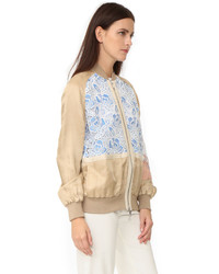 hellbeige Satinjacke von No.21