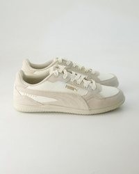 hellbeige Schuhe aus Leder von Puma