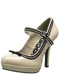 hellbeige Schuhe von Pleaser