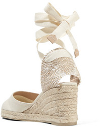 hellbeige Segeltuch Espadrilles von Castaner