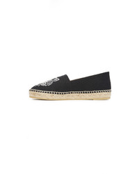 hellbeige Segeltuch Espadrilles von Kenzo