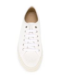 hellbeige Segeltuch niedrige Sneakers von Stella McCartney