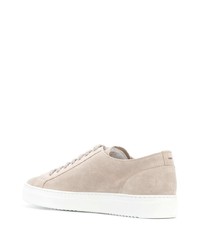 hellbeige Segeltuch niedrige Sneakers von Doucal's