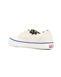 hellbeige Segeltuch niedrige Sneakers von Vans