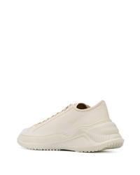 hellbeige Segeltuch niedrige Sneakers von Oamc