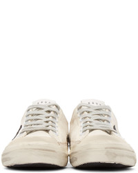 hellbeige Segeltuch niedrige Sneakers von Golden Goose Deluxe Brand