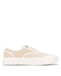 hellbeige Segeltuch niedrige Sneakers von Good News