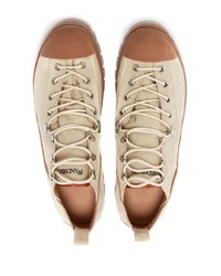 hellbeige Segeltuch niedrige Sneakers von JW Anderson