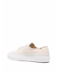 hellbeige Segeltuch niedrige Sneakers von Diemme