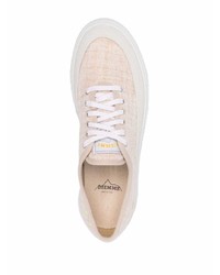 hellbeige Segeltuch niedrige Sneakers von Diemme