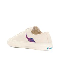 hellbeige Segeltuch niedrige Sneakers von Ps By Paul Smith