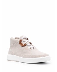 hellbeige Segeltuch niedrige Sneakers von Timberland