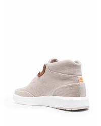 hellbeige Segeltuch niedrige Sneakers von Timberland