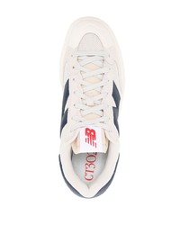 hellbeige Segeltuch niedrige Sneakers von New Balance