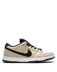 hellbeige Segeltuch niedrige Sneakers von Nike