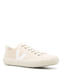 hellbeige Segeltuch niedrige Sneakers von Veja