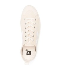 hellbeige Segeltuch niedrige Sneakers von Veja