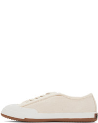 hellbeige Segeltuch niedrige Sneakers von Vivienne Westwood