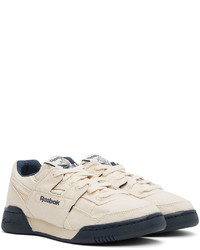 hellbeige Segeltuch niedrige Sneakers von Reebok Classics