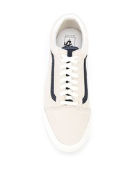 hellbeige Segeltuch niedrige Sneakers von Vans