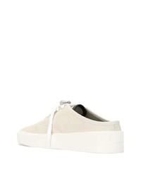 hellbeige Segeltuch niedrige Sneakers von Fear Of God