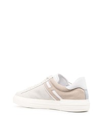 hellbeige Segeltuch niedrige Sneakers von Hogan