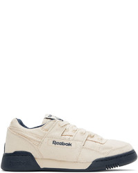 hellbeige Segeltuch niedrige Sneakers von Reebok Classics