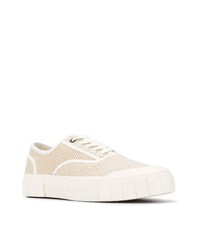 hellbeige Segeltuch niedrige Sneakers von Good News