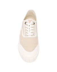 hellbeige Segeltuch niedrige Sneakers von Good News