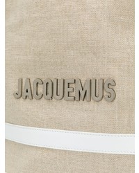 hellbeige Segeltuch Rucksack von Jacquemus