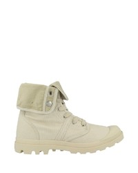 hellbeige Segeltucharbeitsstiefel von Palladium