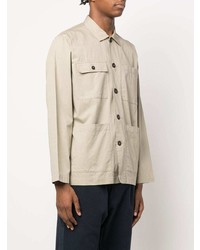 hellbeige Shirtjacke von Universal Works