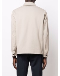 hellbeige Shirtjacke von Harris Wharf London