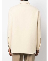 hellbeige Shirtjacke von Jil Sander