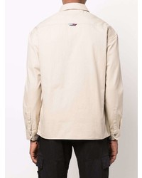 hellbeige Shirtjacke von Tommy Jeans