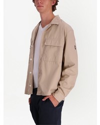 hellbeige Shirtjacke von BOSS