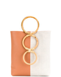 hellbeige Shopper Tasche aus Leder von Carolina Santo Domingo