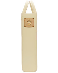 hellbeige Shopper Tasche aus Leder von Sophie Hulme