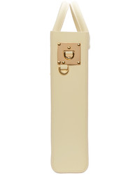 hellbeige Shopper Tasche aus Leder von Sophie Hulme