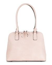 hellbeige Shopper Tasche aus Leder von EMILY & NOAH